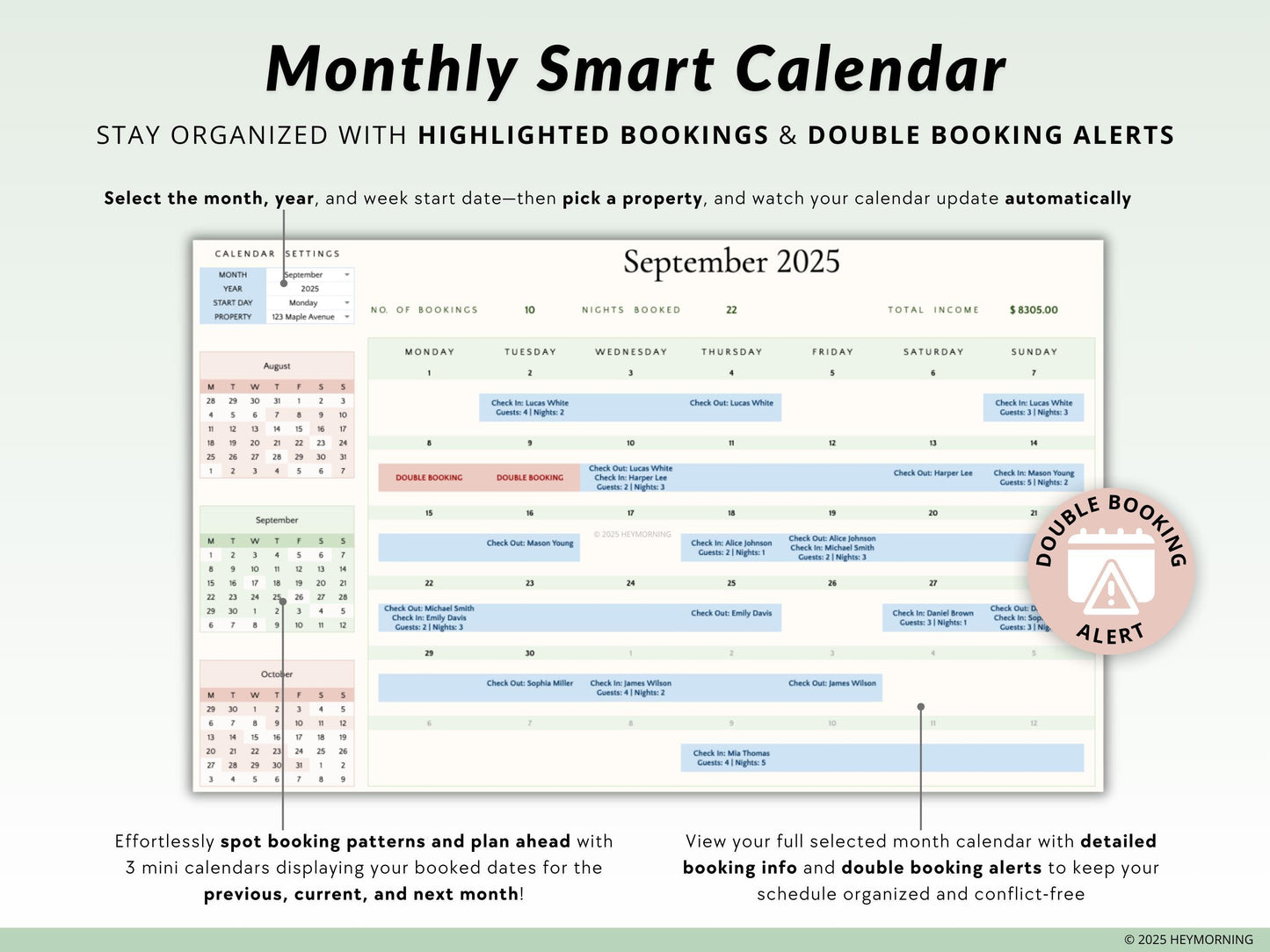 Airbnb Booking Calendar