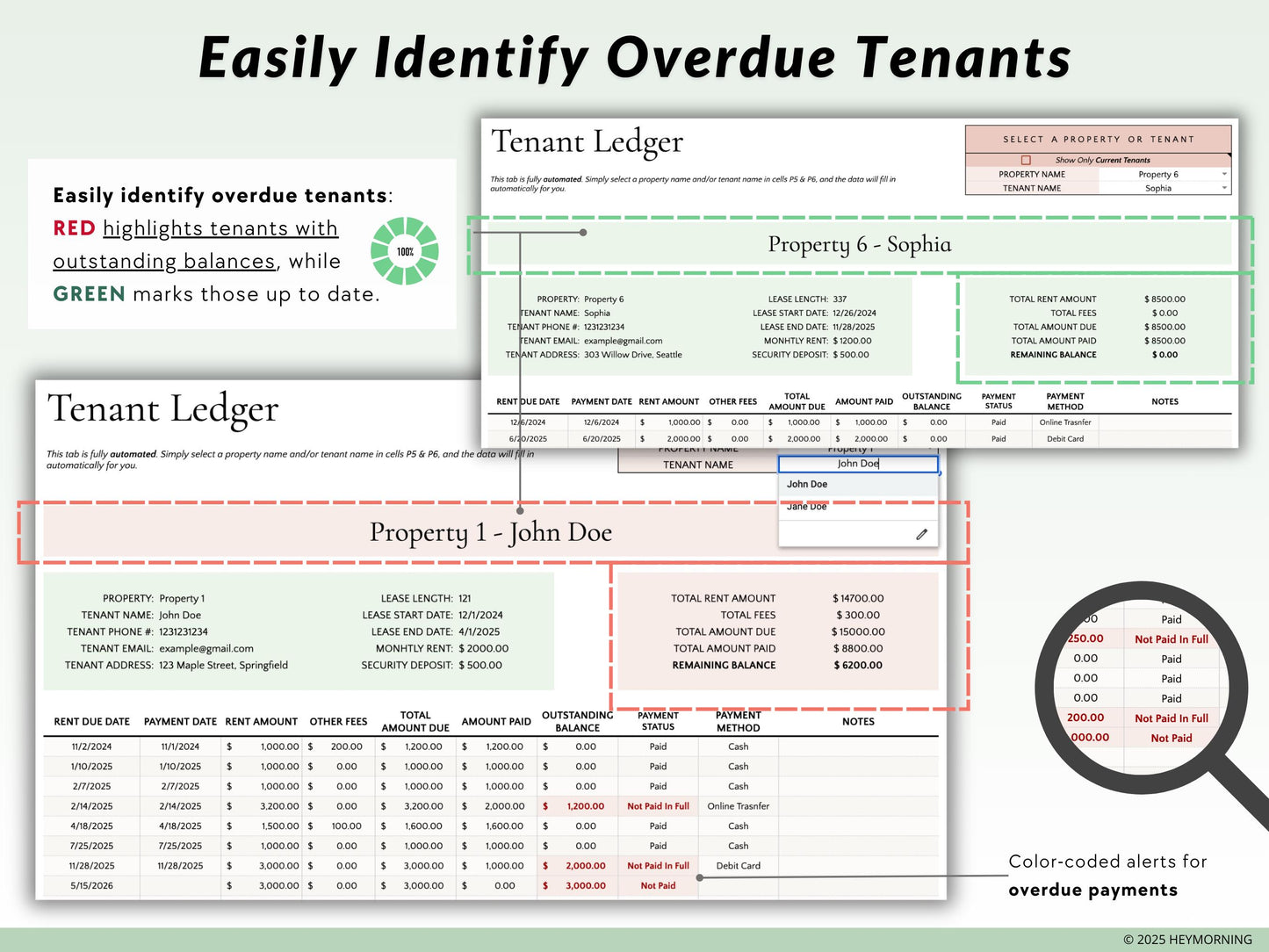 Automated Rent Payment Ledger
