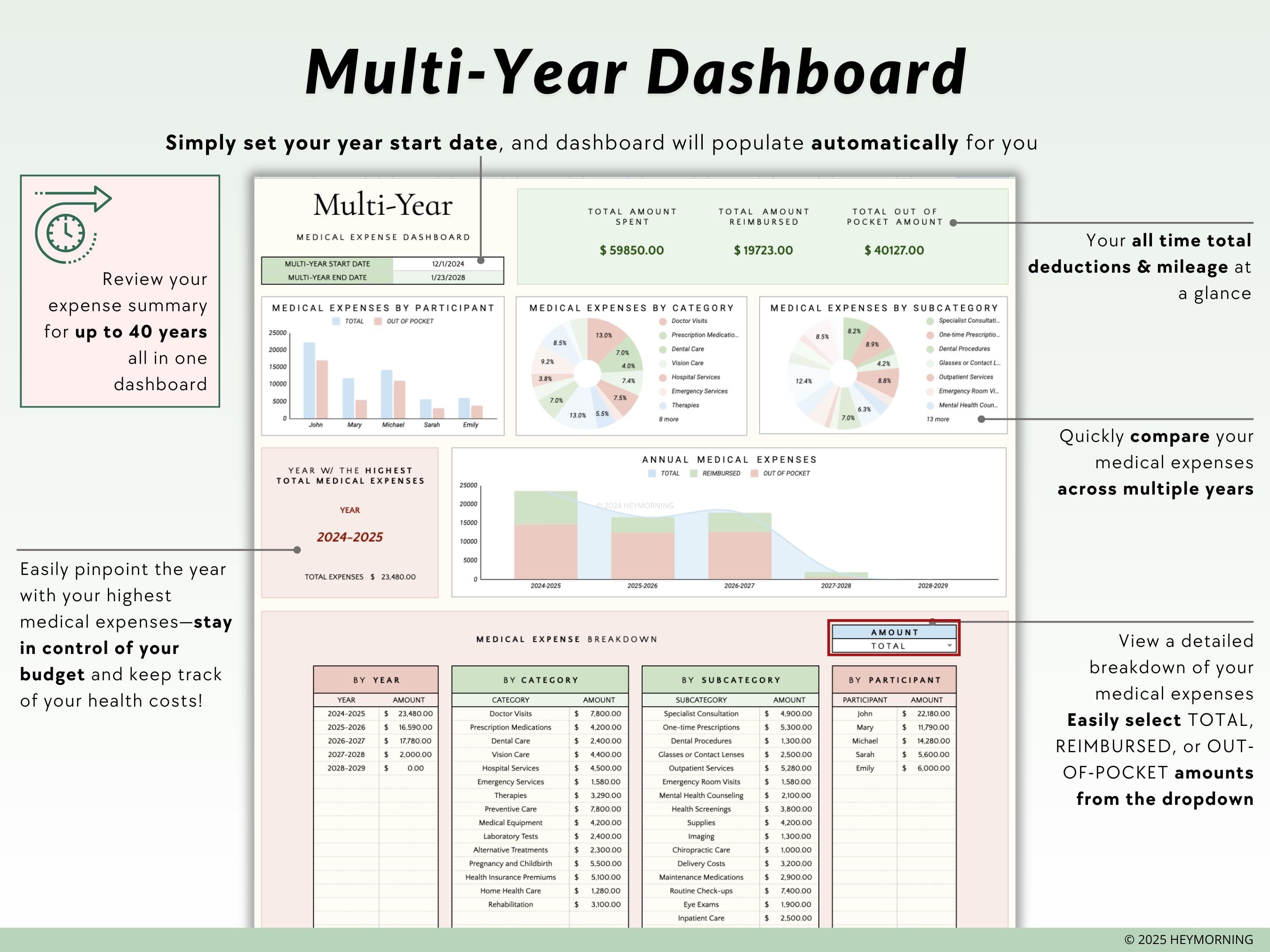 Medical Expense Tracker - Hey Morning