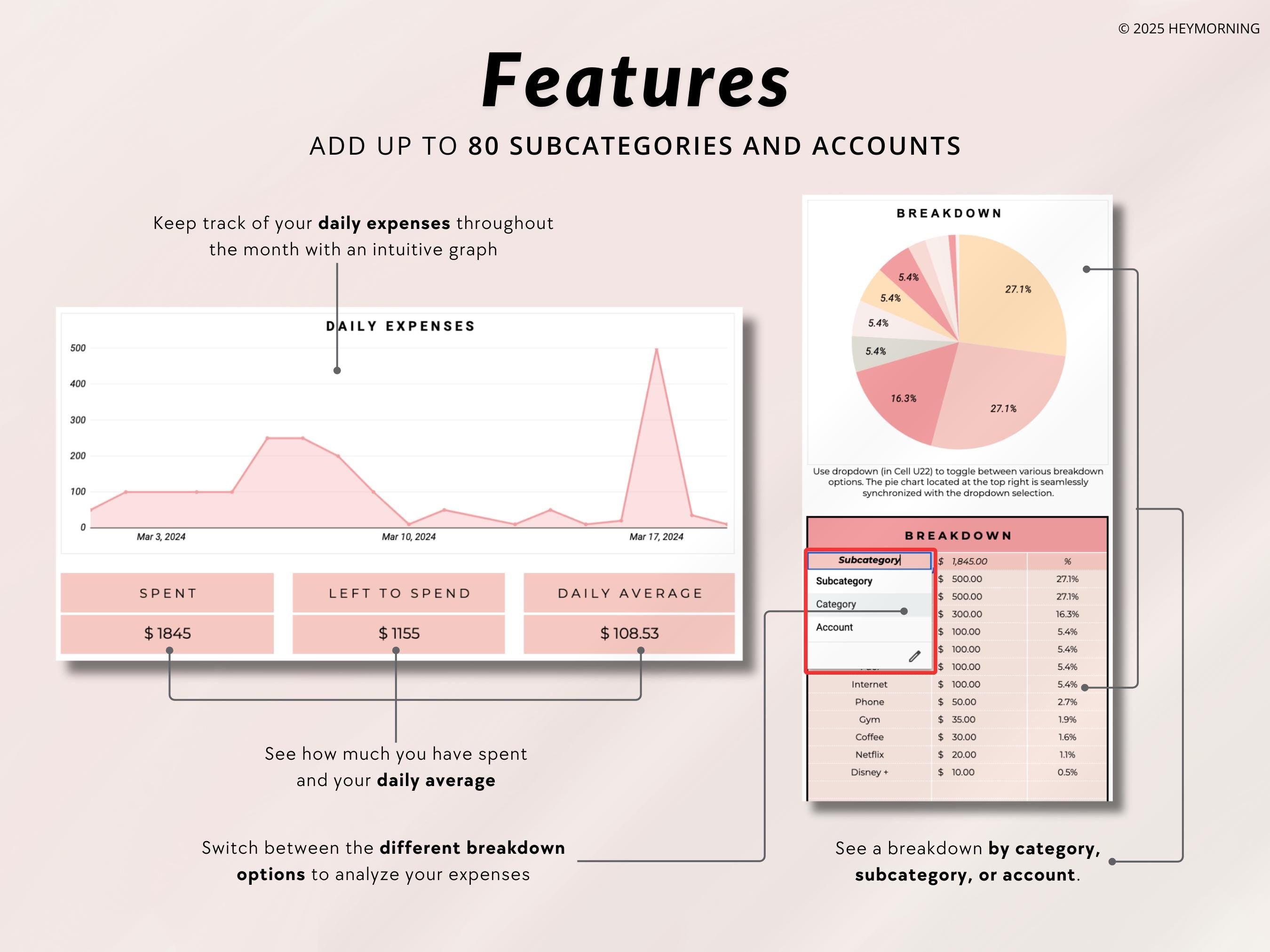 Simple Expense Tracker - Hey Morning