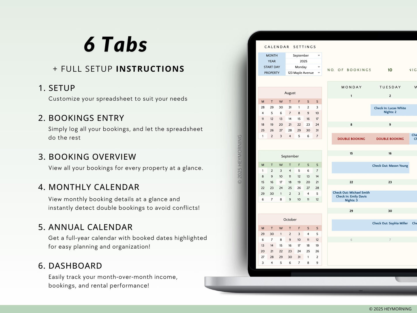 Airbnb Booking Calendar