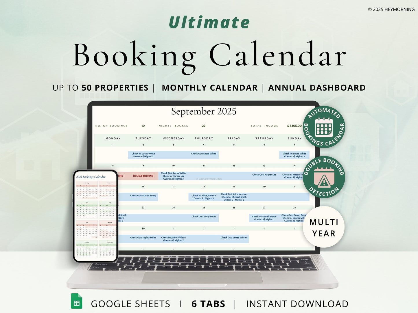 Airbnb Booking Calendar