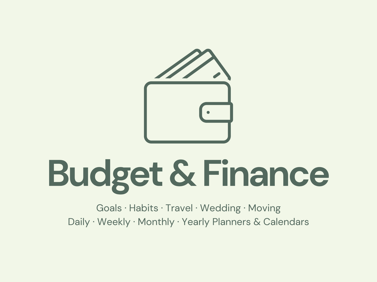 Budget & Finance