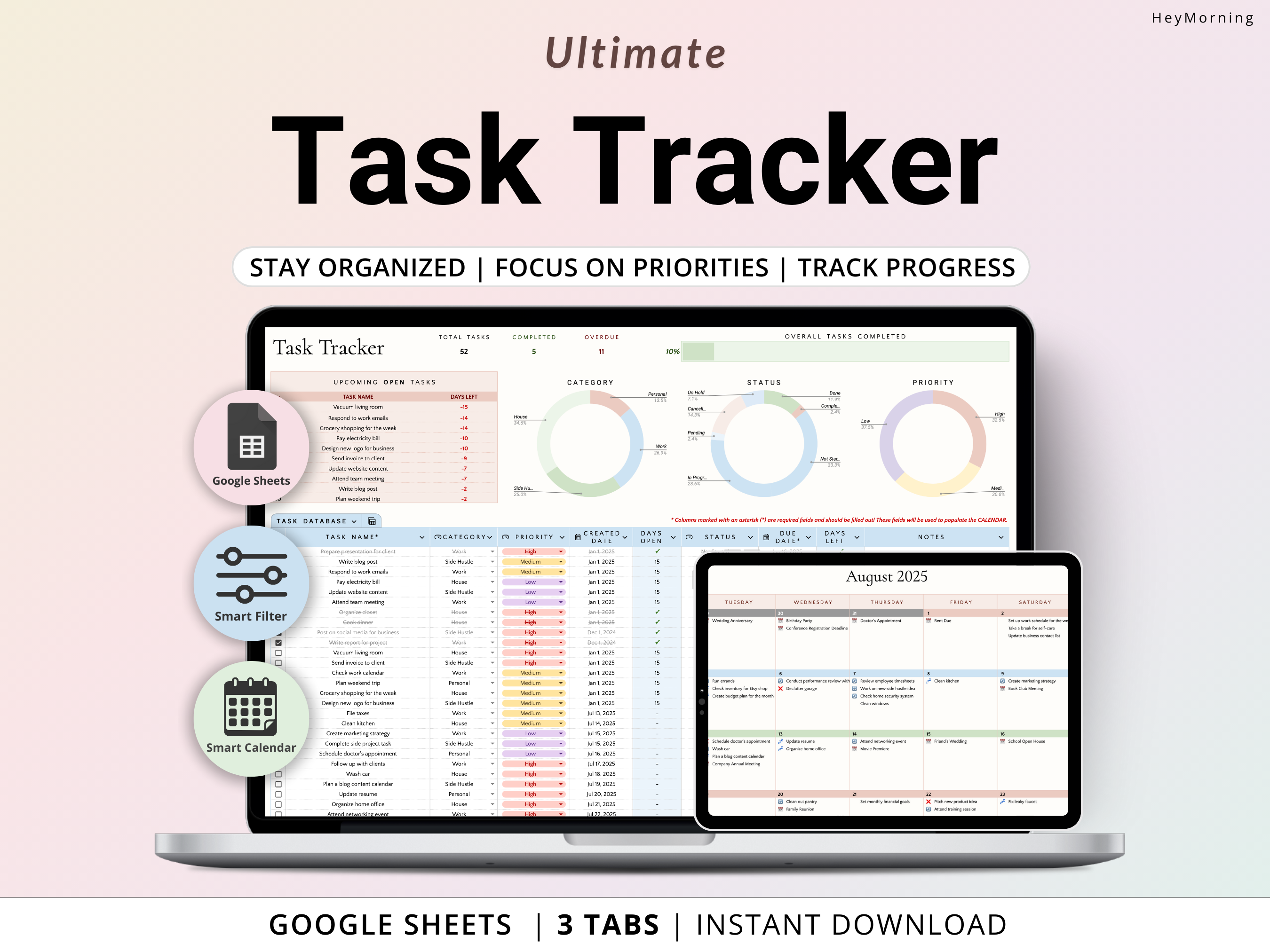 Simple Task Tracker - Hey Morning