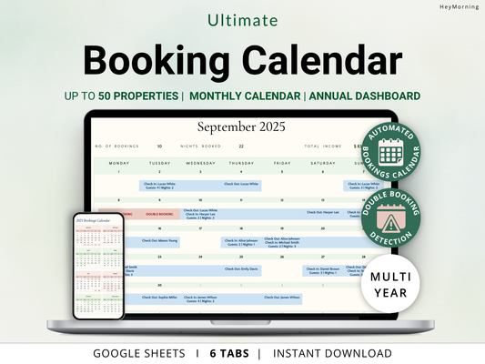 Airbnb Booking Calendar