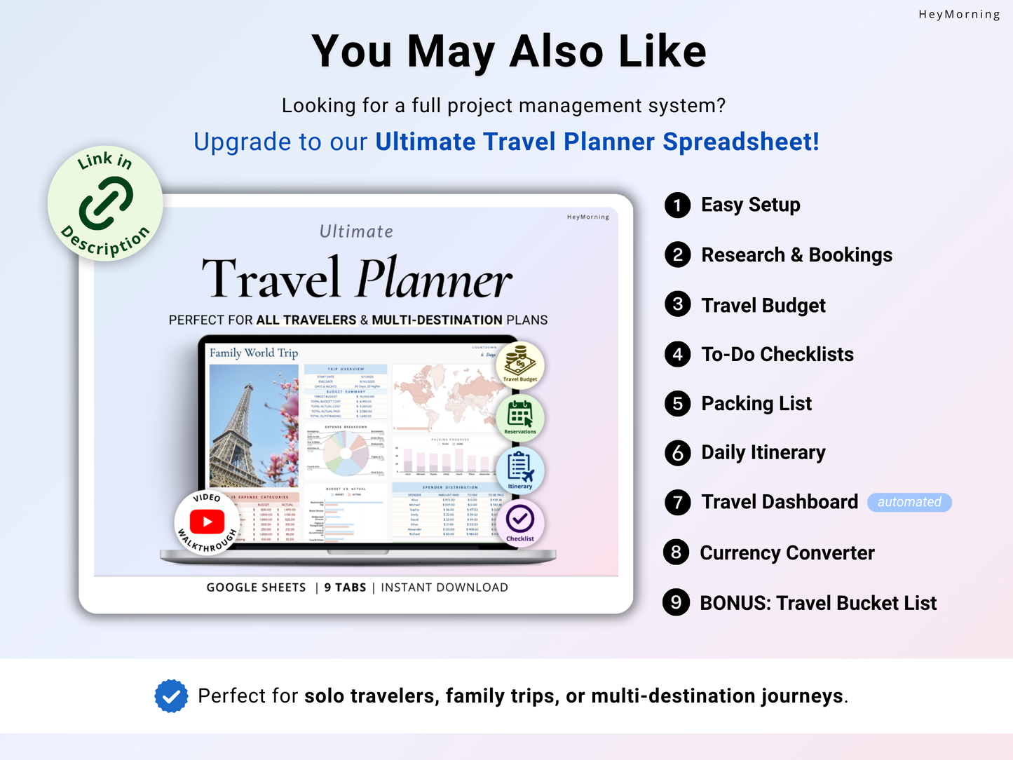 Travel Budget Tracker - Hey Morning