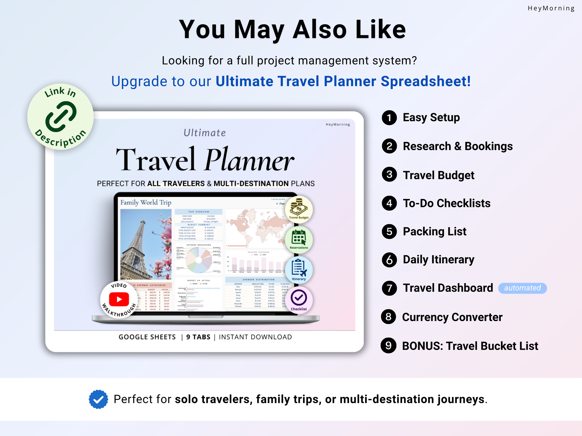 Travel Budget Tracker - Hey Morning