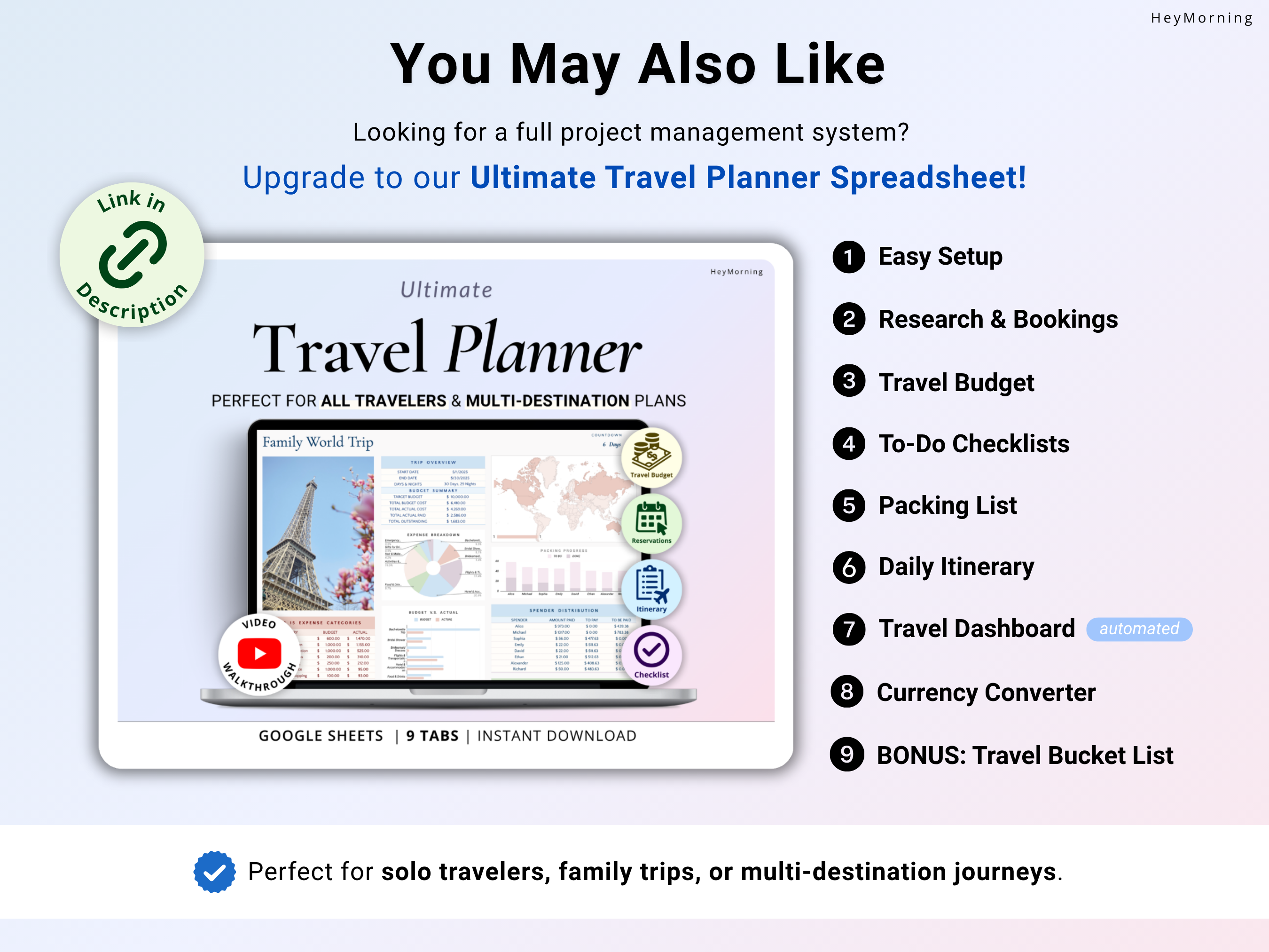 Travel Budget Tracker - Hey Morning