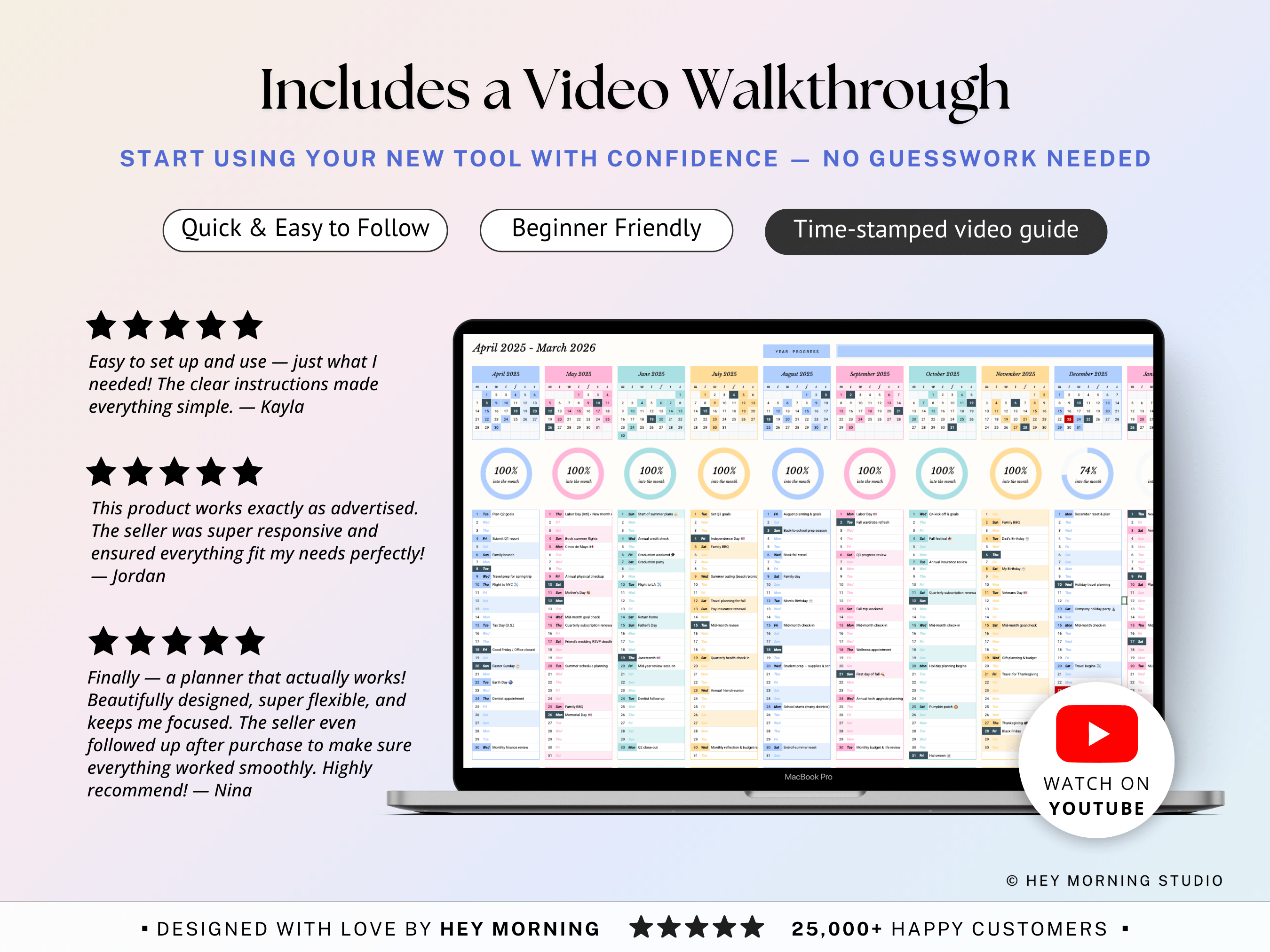 Year at a Glance Planner