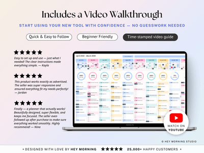 Year at a Glance Planner