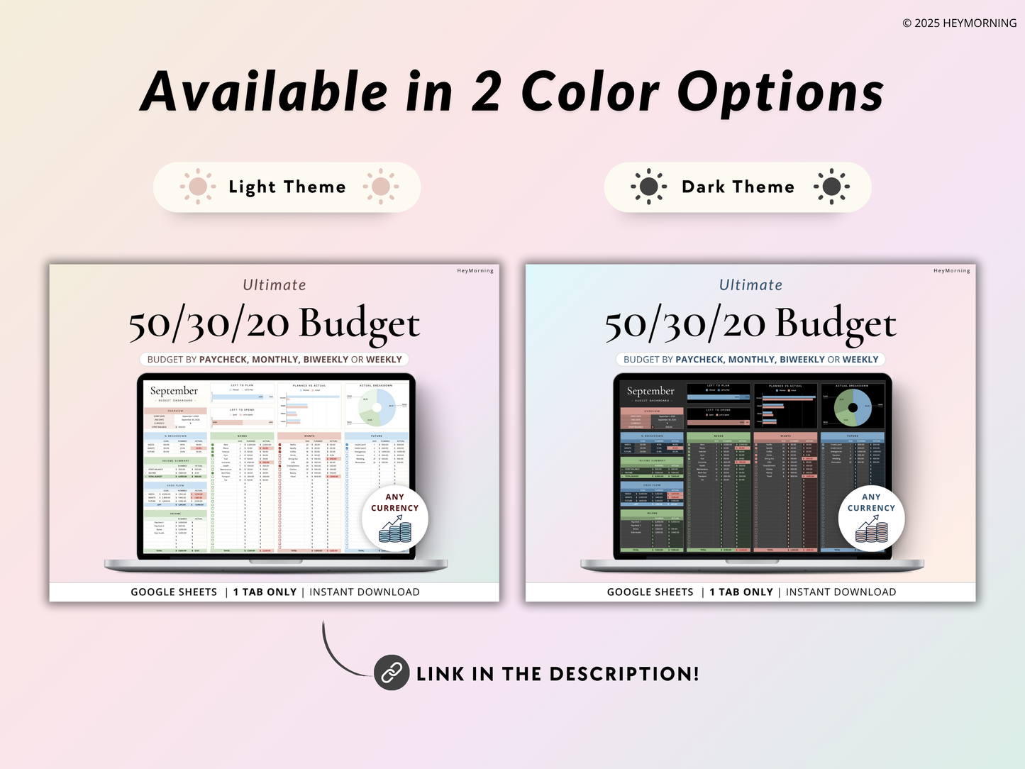 50/30/20 Budget