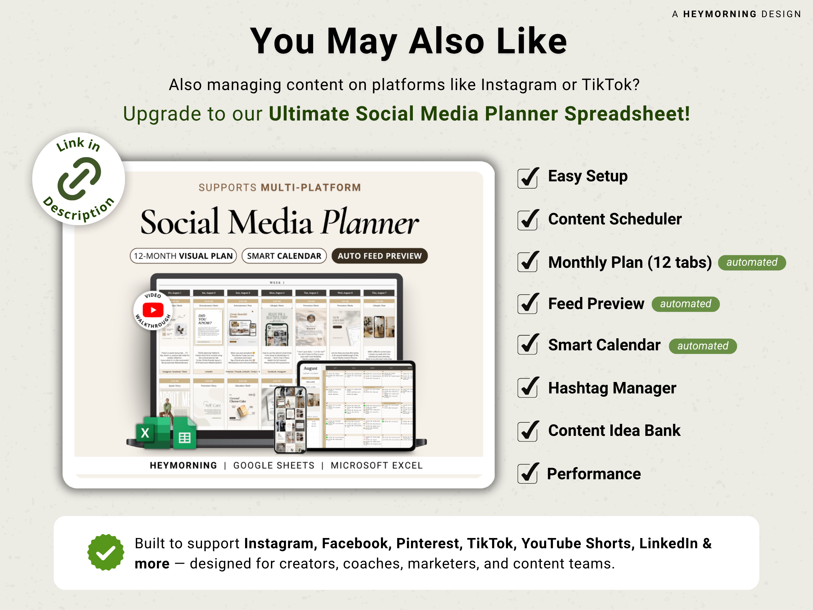 Podcast Content Planner - Hey Morning