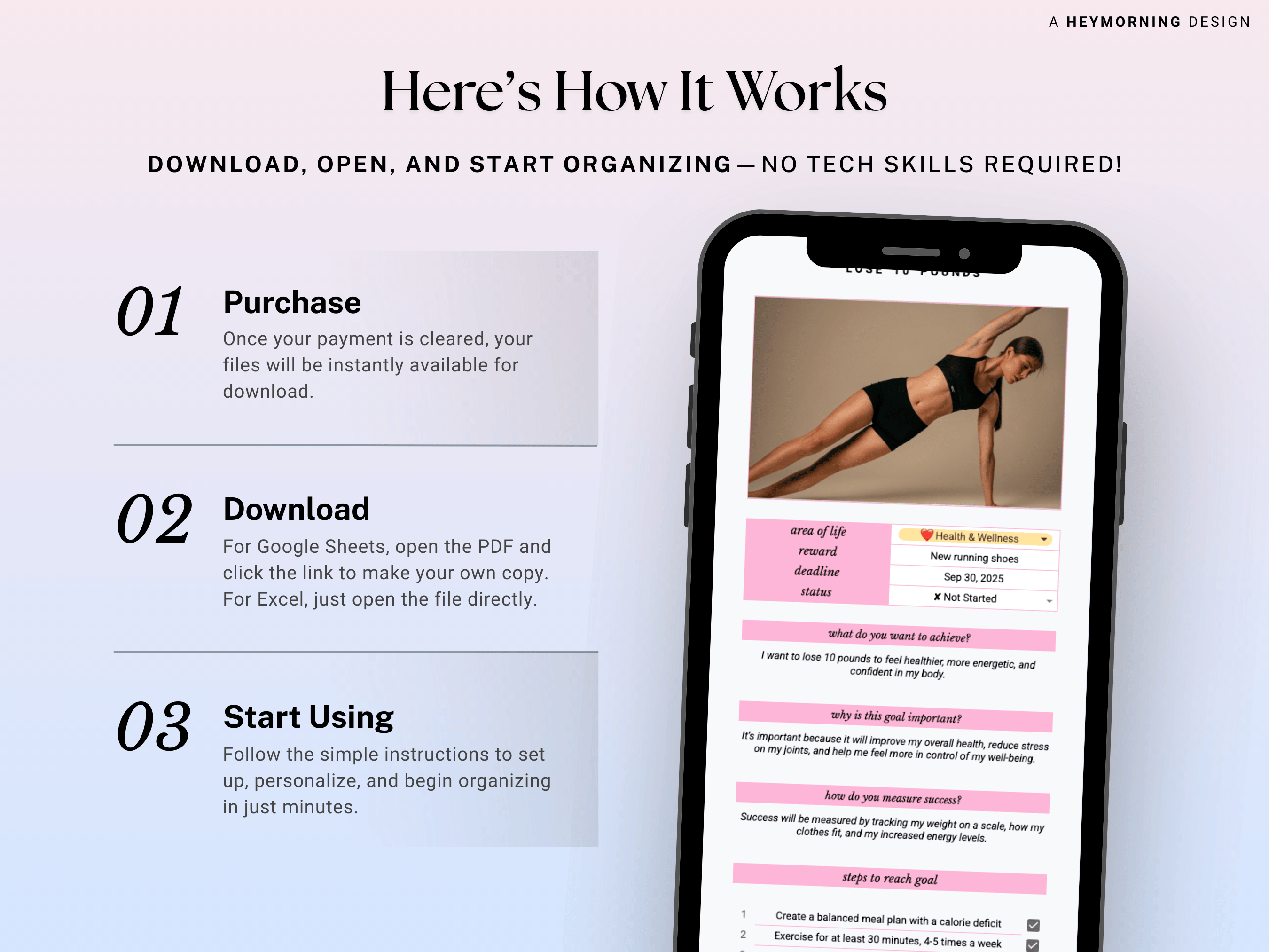 Goal Tracker 12 Week Goals