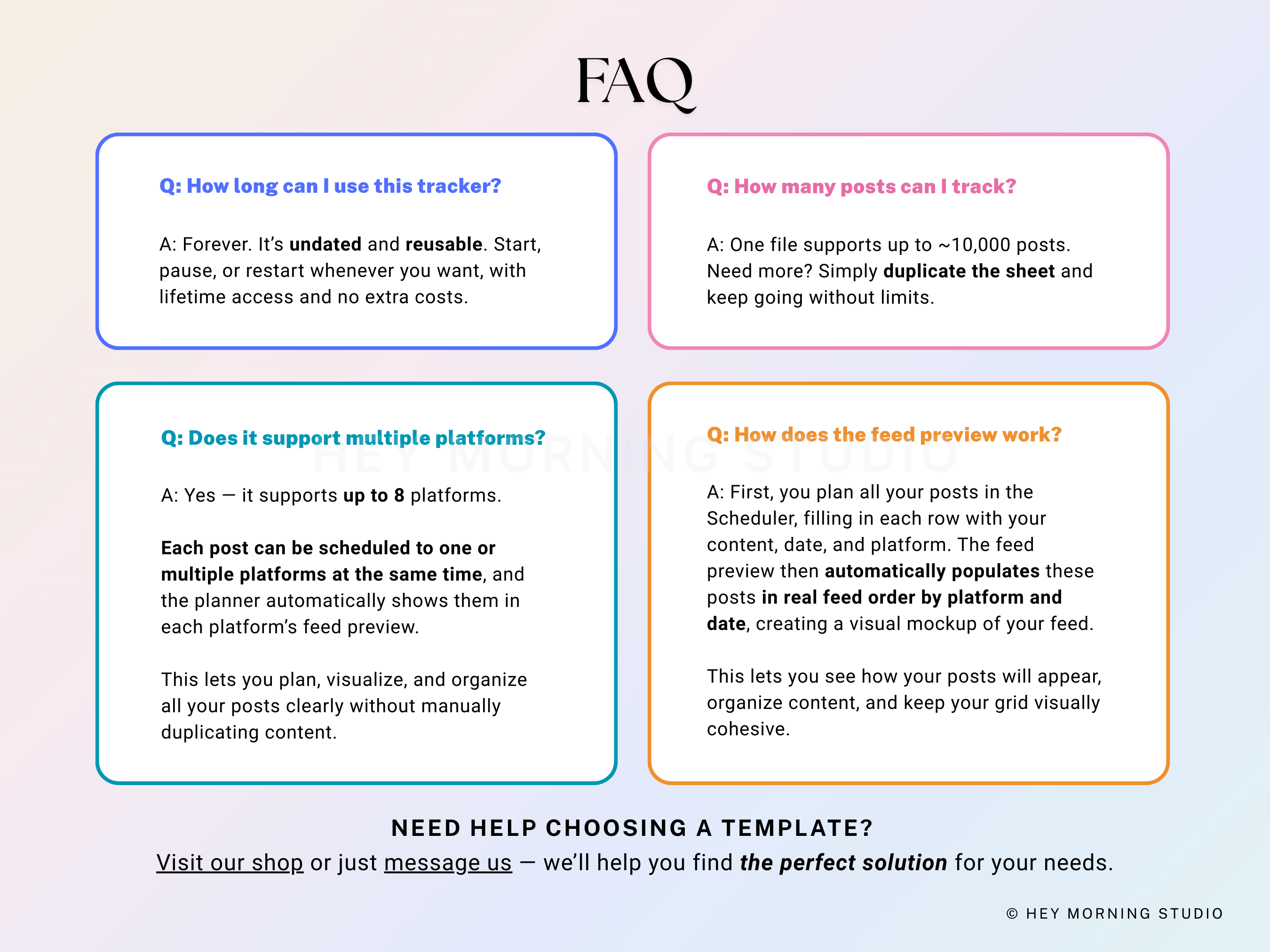 Social Media Content Planner