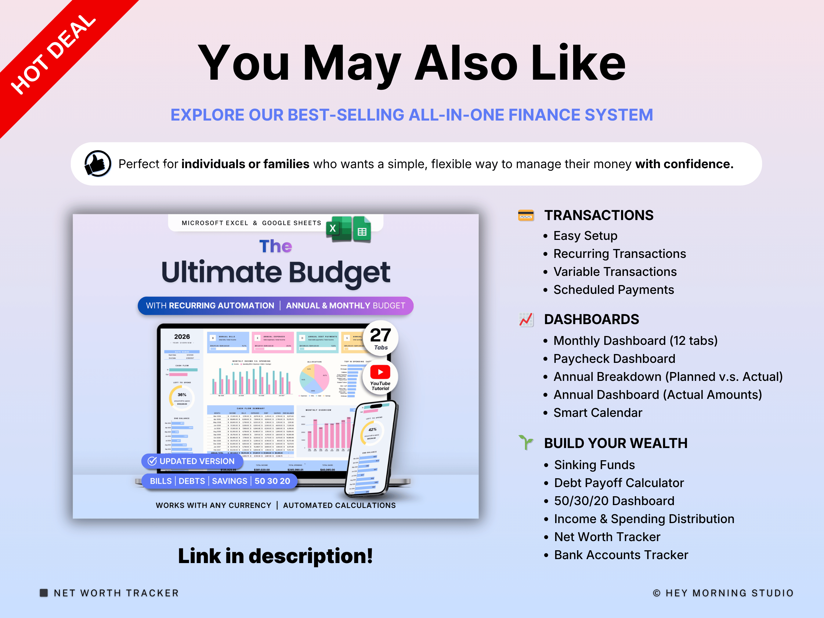 Net Worth Tracker Assets Liability Dashboard
