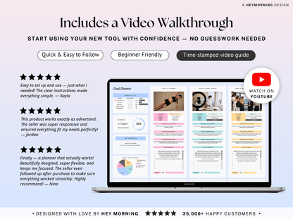 Goal Tracker 12 Week Goals