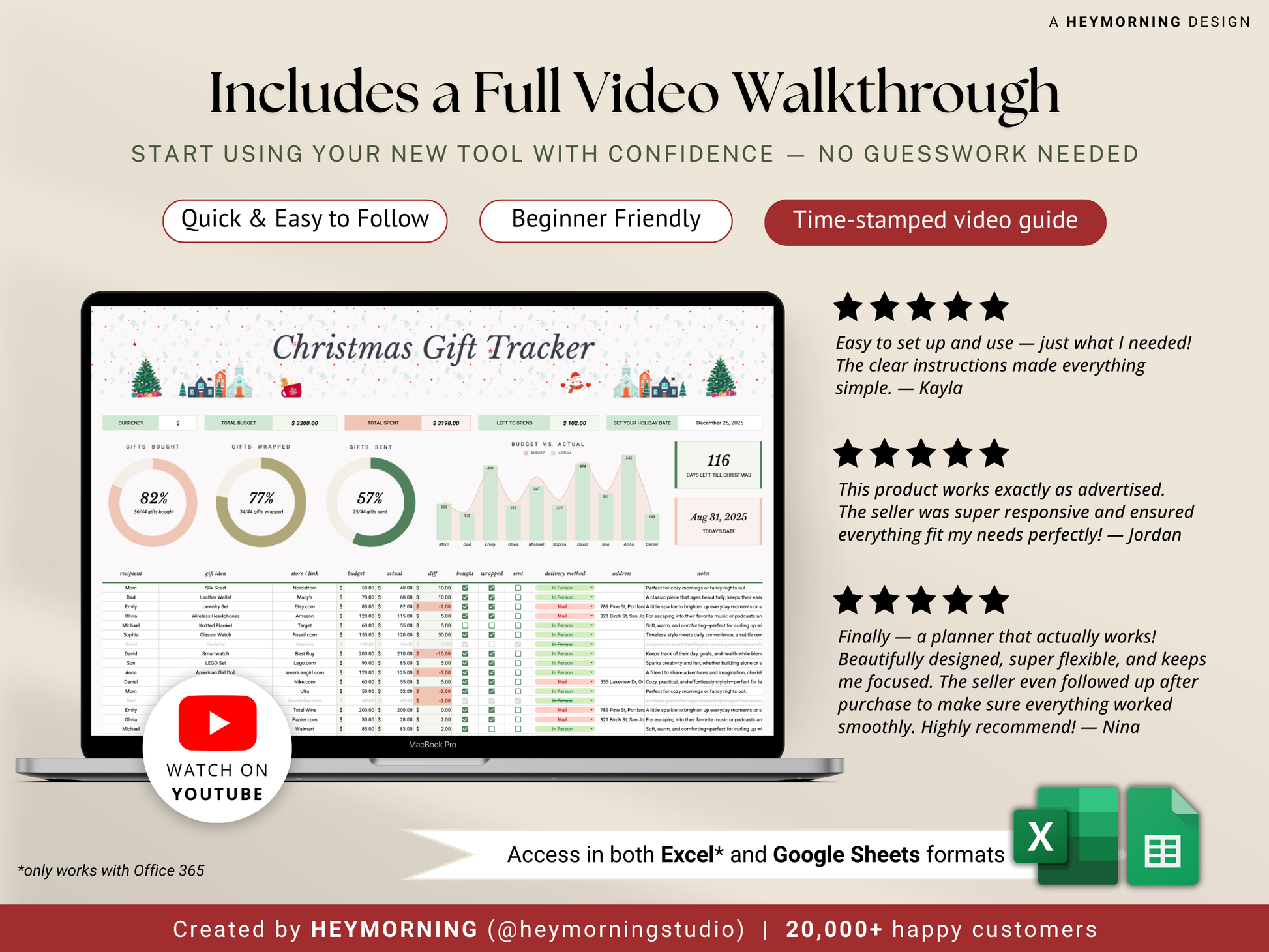 Christmas Gift Tracker