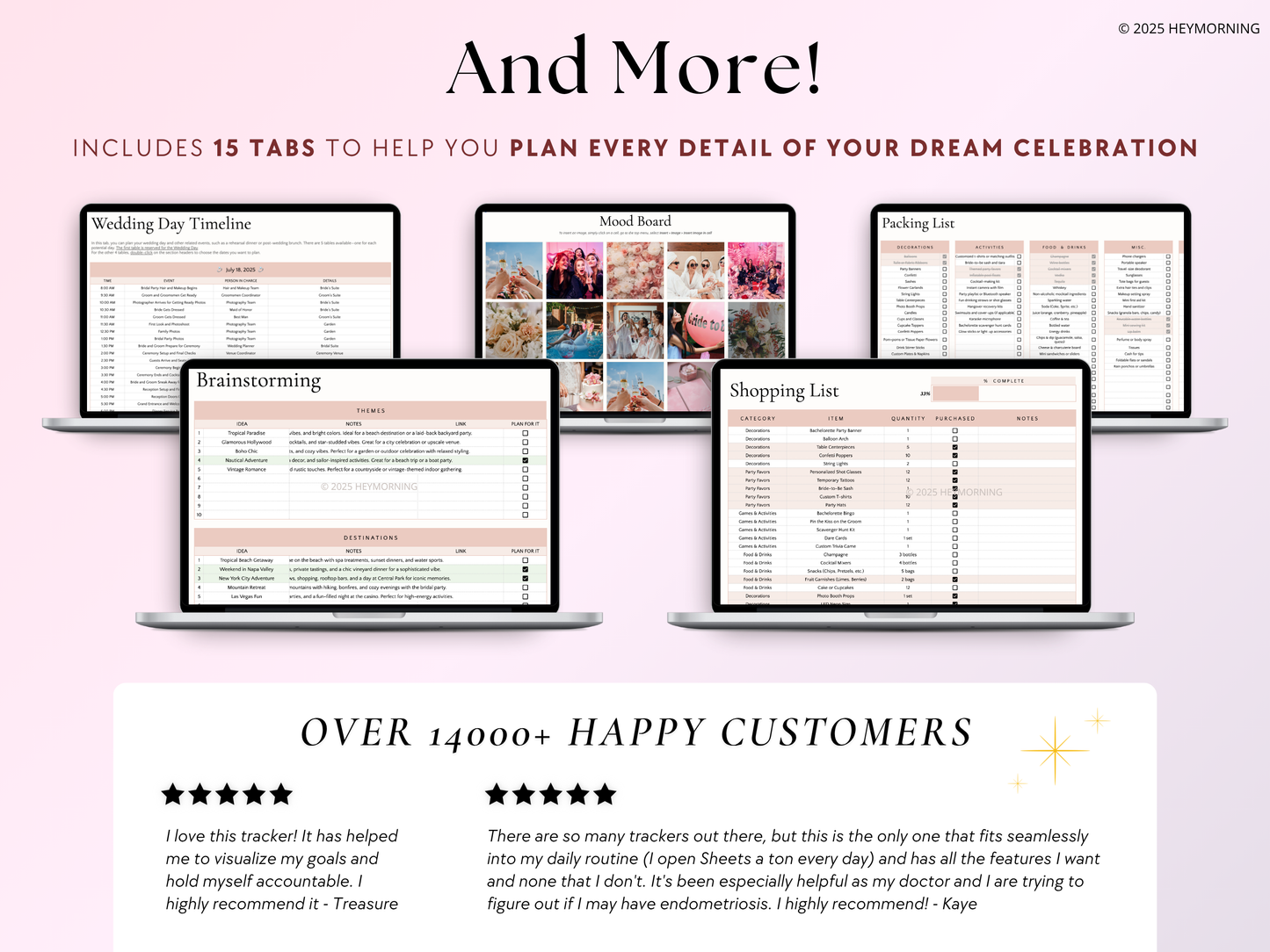 Maid of Honor Planner - Hey Morning