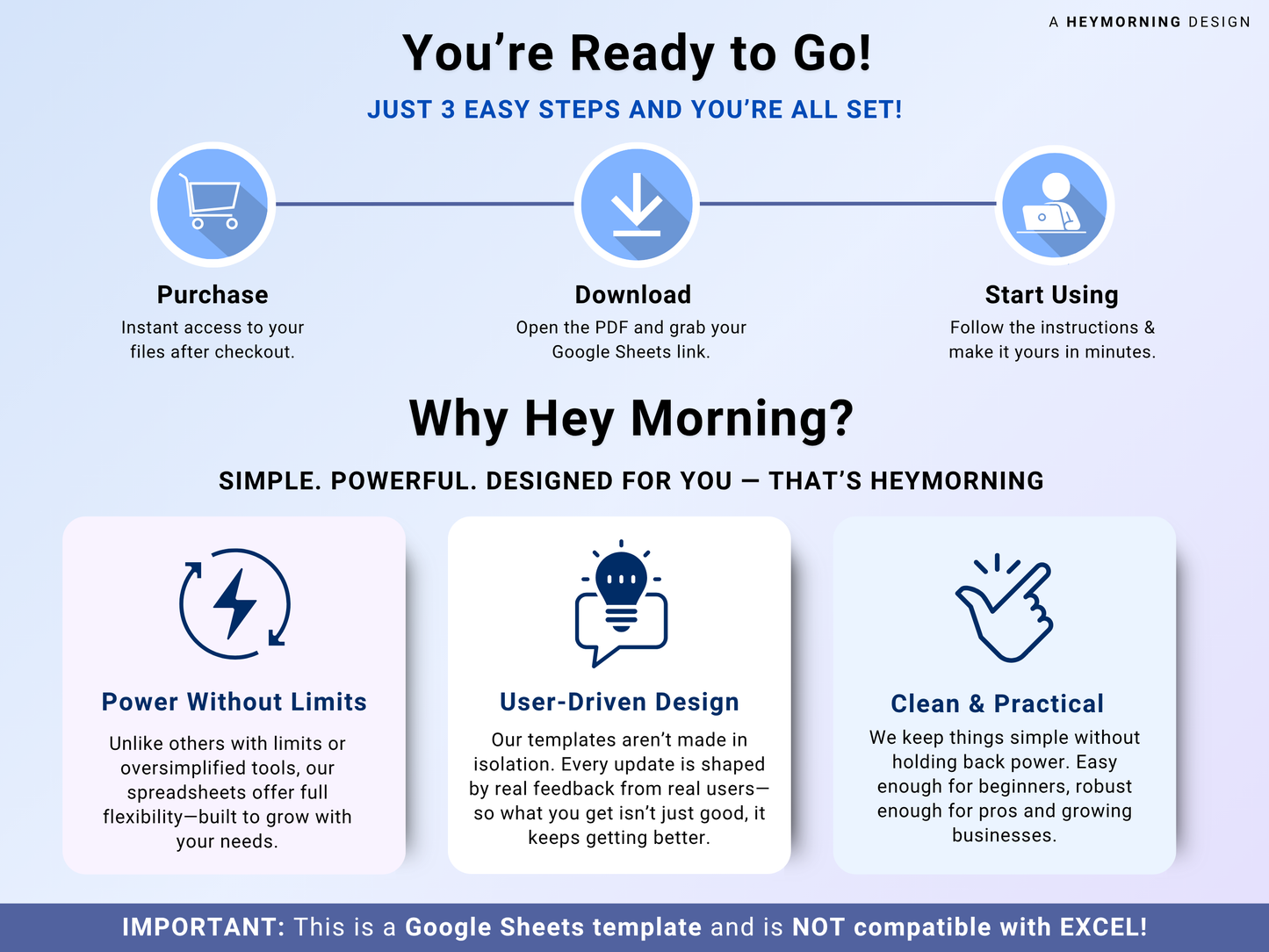 All-in-One Student Planner - Dark - Hey Morning