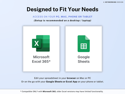 All-in-One Project Management Spreadsheet