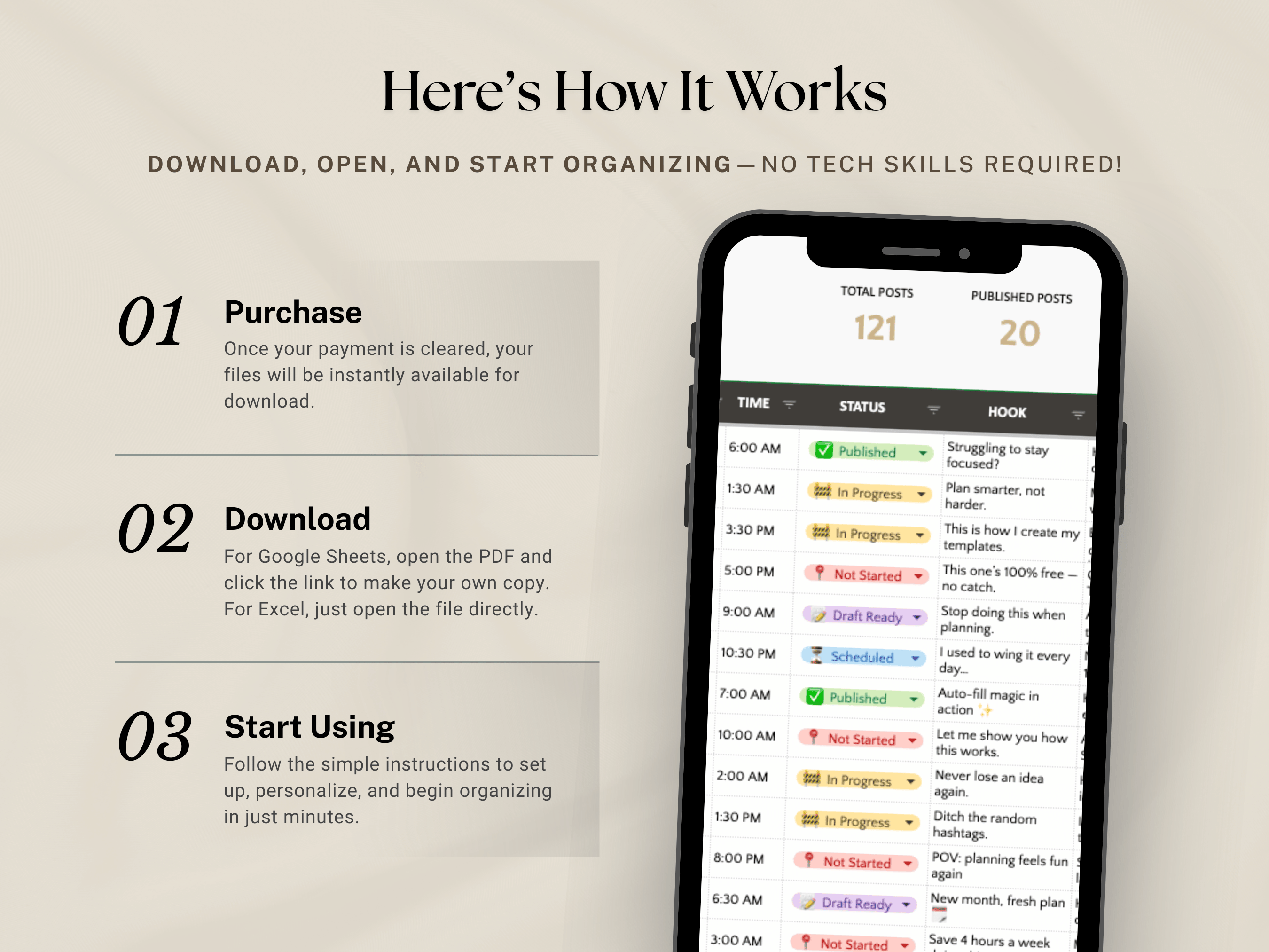 Social Media Content Planner