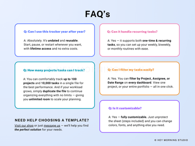 Project Management Spreadsheet