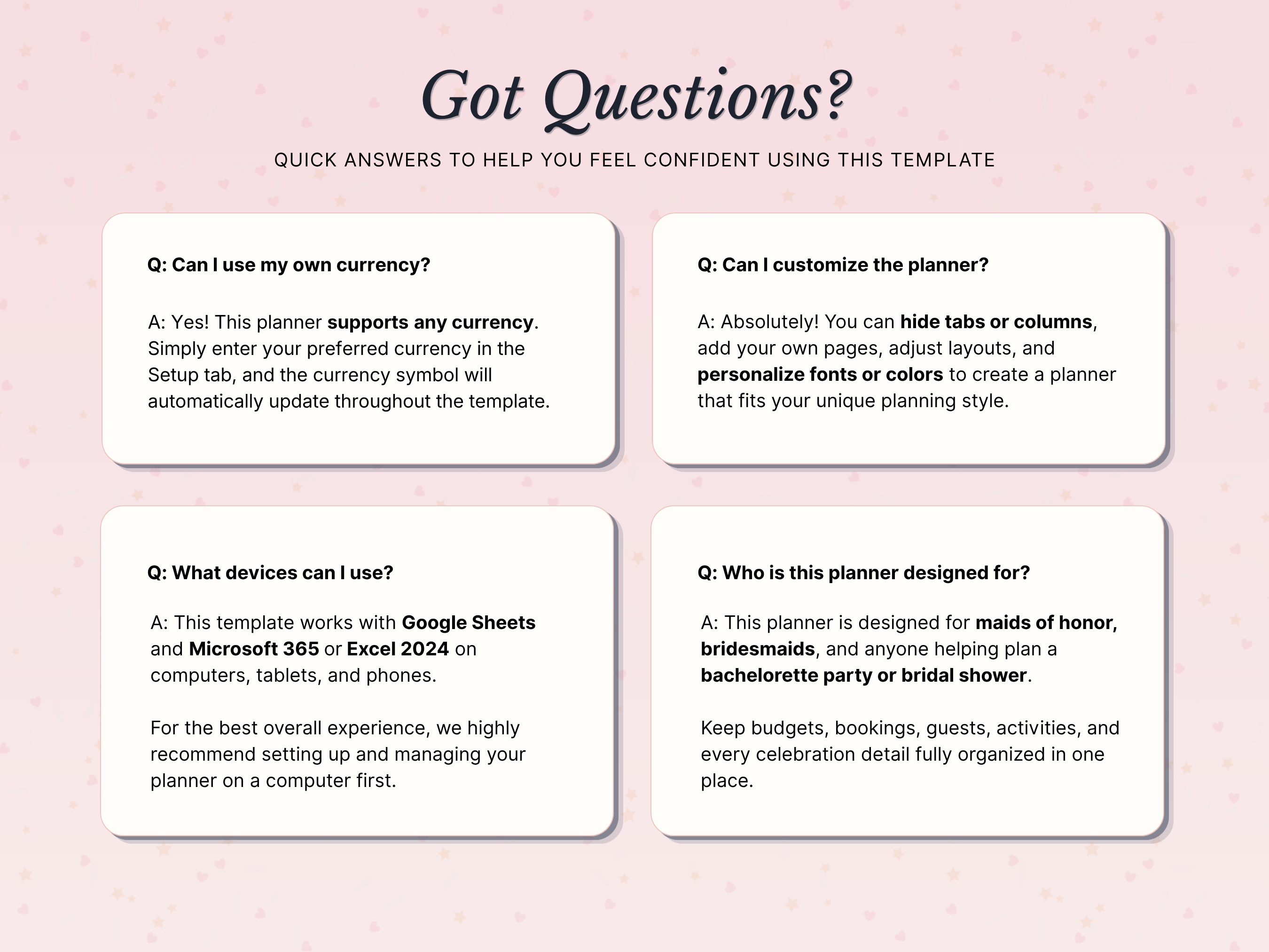 Bachelorette Party Planner