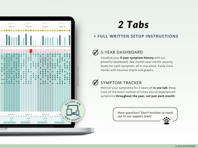 Multi-Year Symptom Tracker - Hey Morning