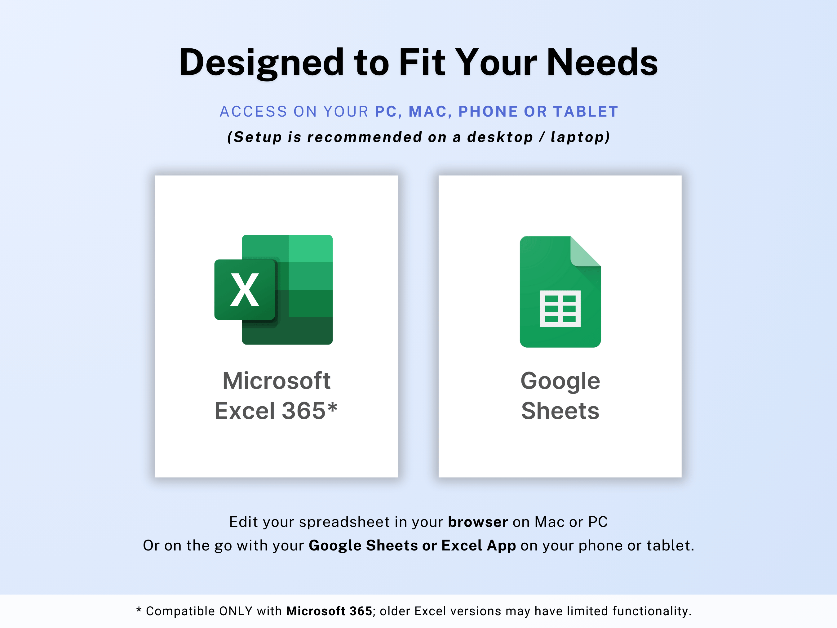 Project Management Spreadsheet