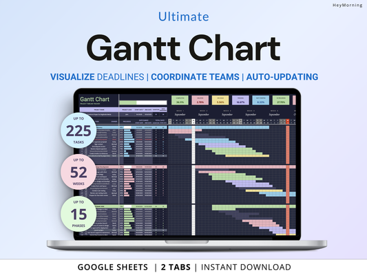 Gantt Chart - Dark