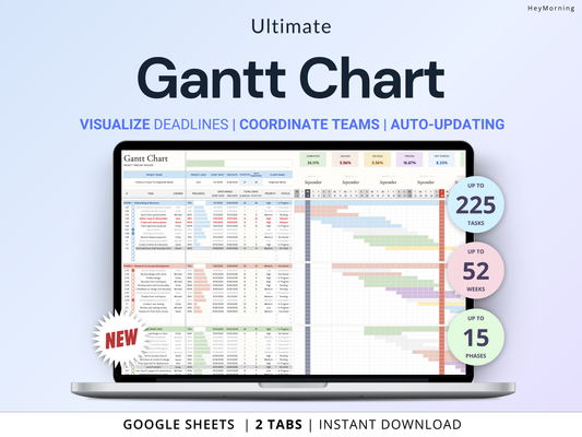 Gantt Chart - Pastel
