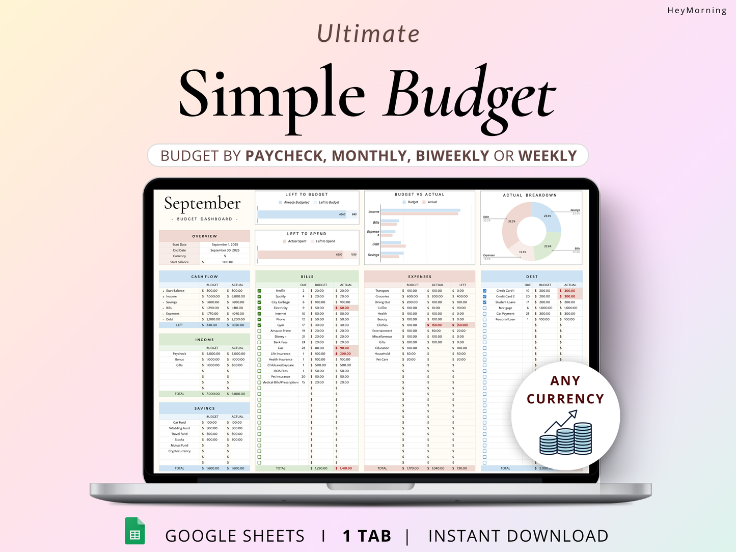 Simple Budget Tracker
