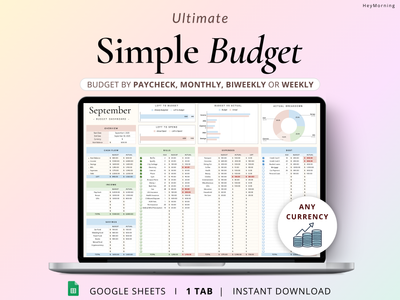 Simple Budget Tracker - Hey Morning