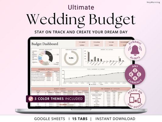 Wedding Budget Tracker