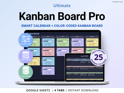 Kanban Board - Dark