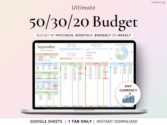 50/30/20 Budget