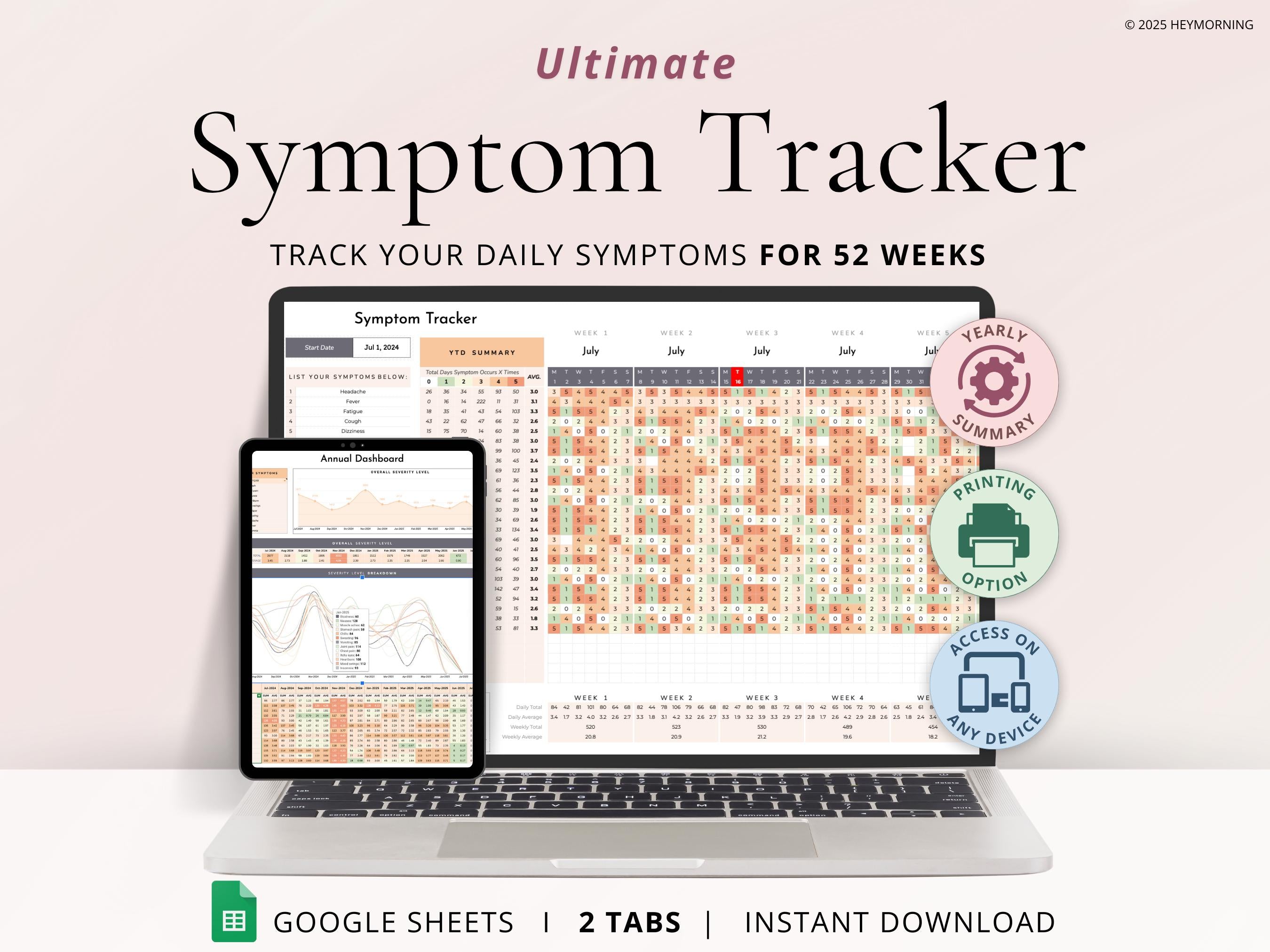 Symptom Tracker 2.0 - Hey Morning