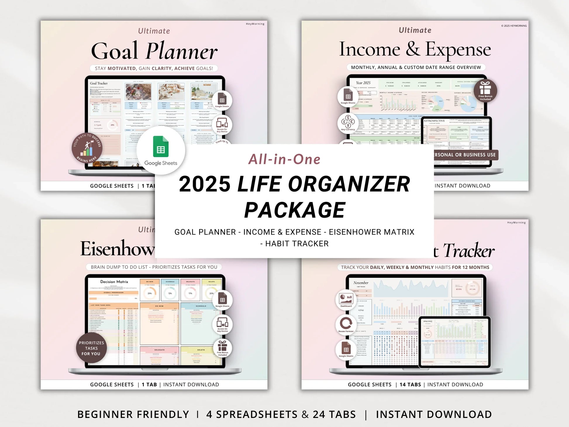 2025 Life Organizer Bundle - Hey Morning