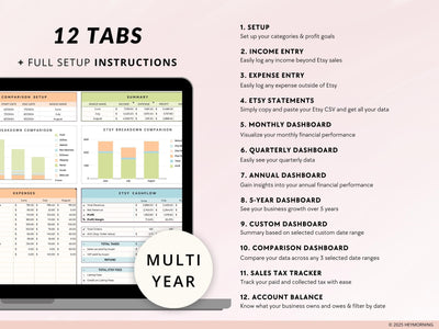 Etsy Seller Bookkeeping - Hey Morning