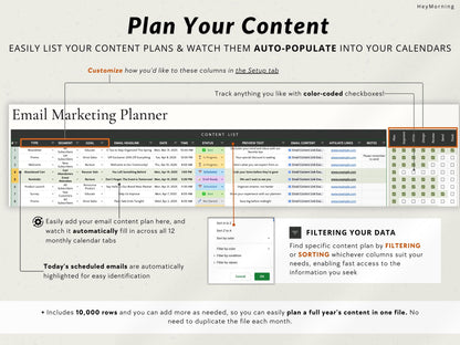 Email Marketing Planner