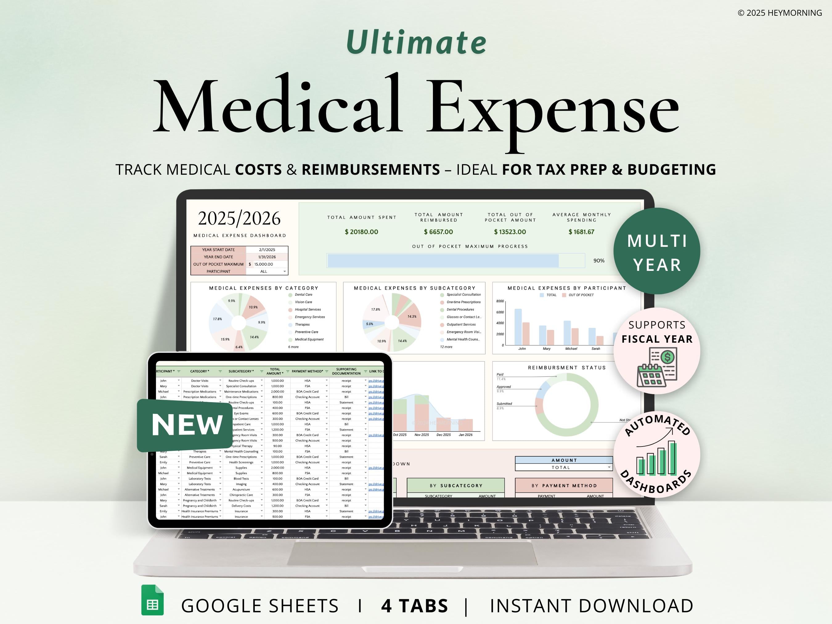Medical Expense Tracker - Hey Morning