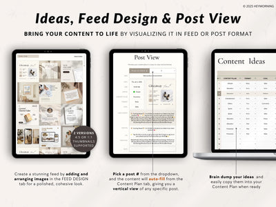 12-Month Content Calendar - Hey Morning