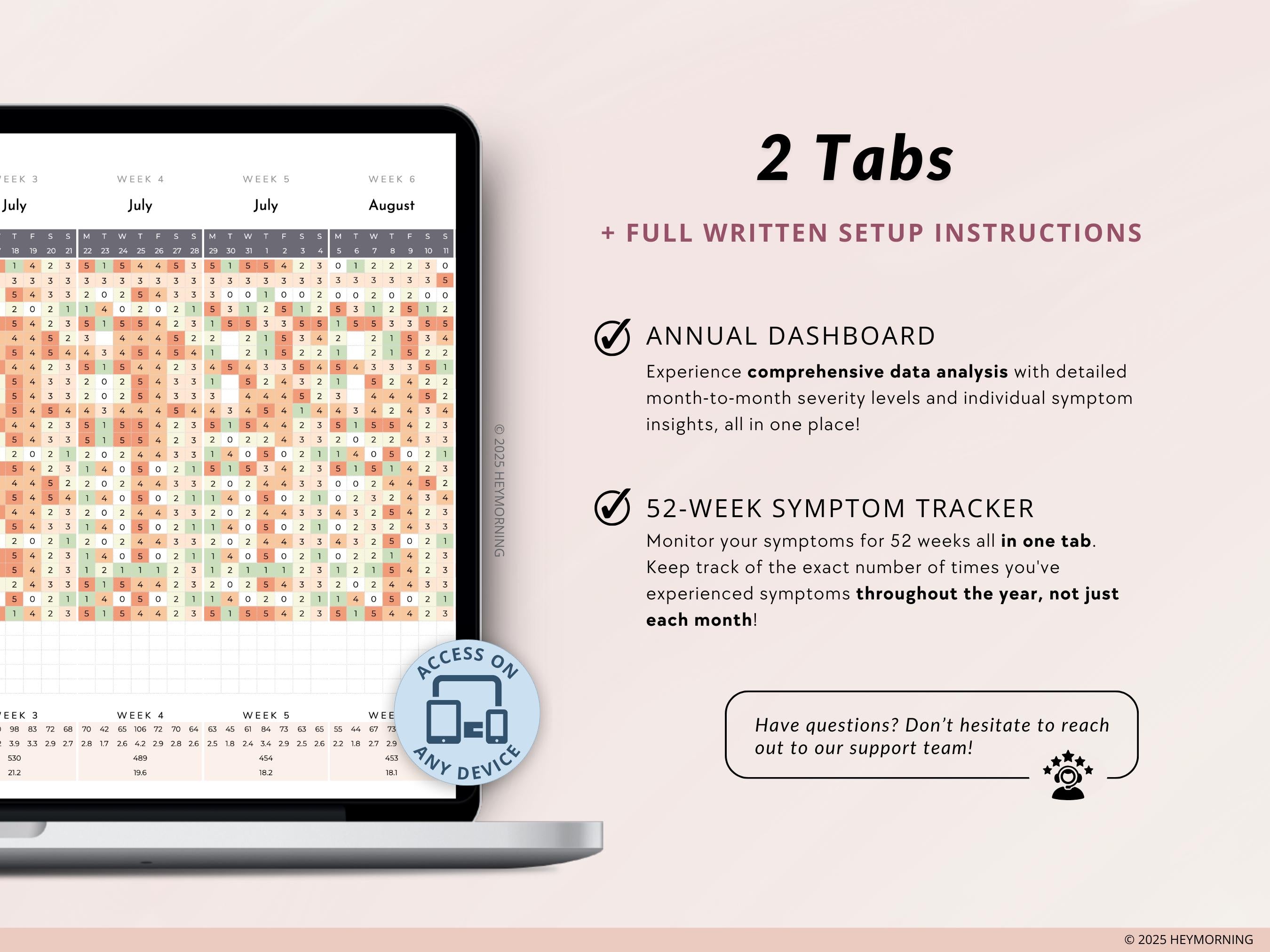 Symptom Tracker 2.0 - Hey Morning