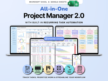 Project Management Spreadsheet