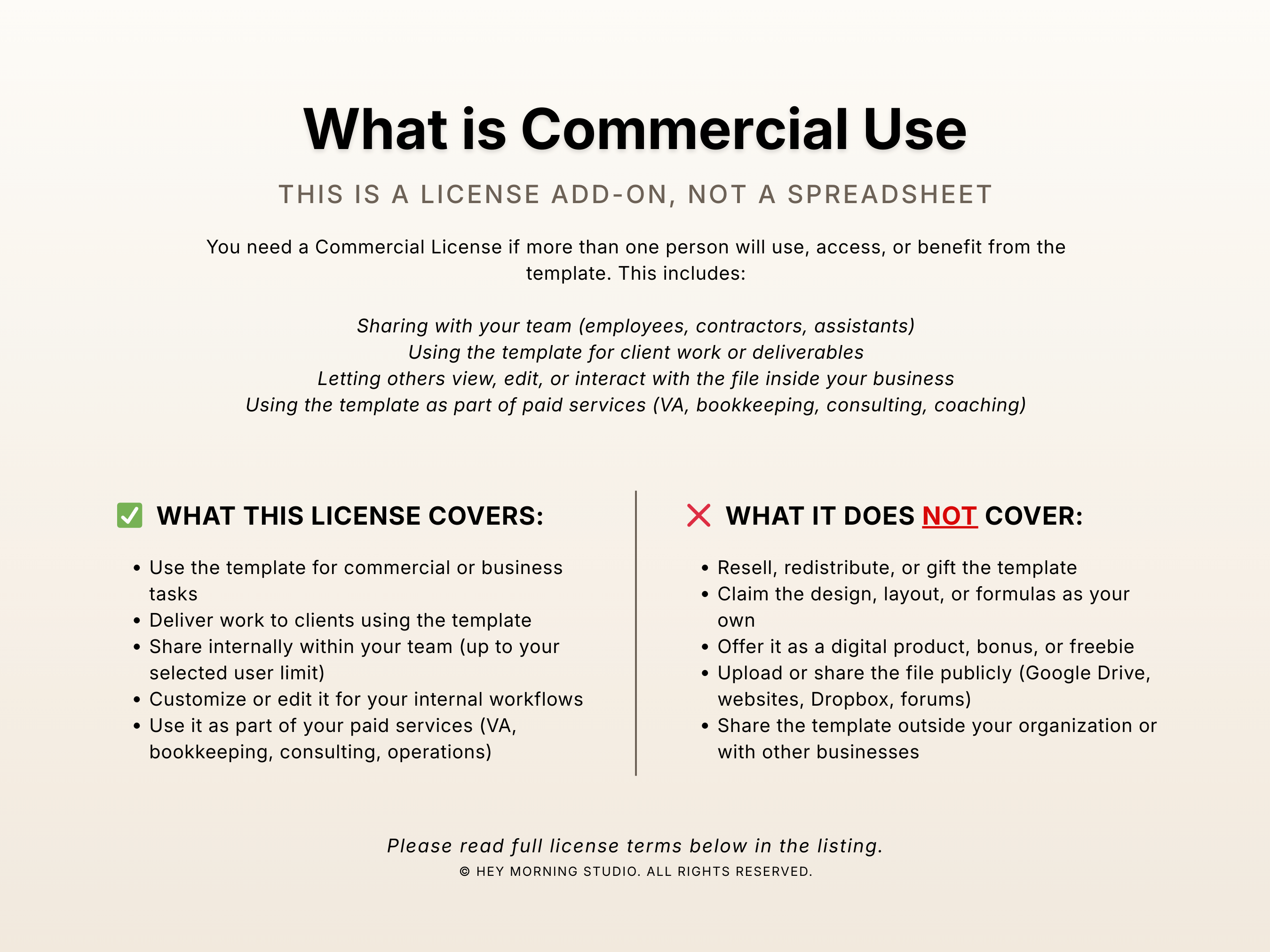 Commercial License for 1 Product