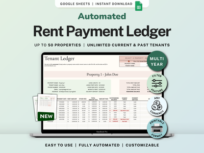 Automated Rent Payment Ledger