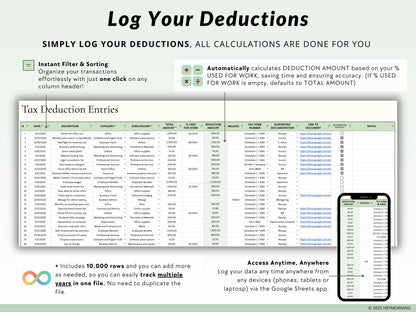 Tax Deduction Tracker