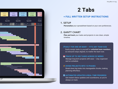 Gantt Chart - Dark
