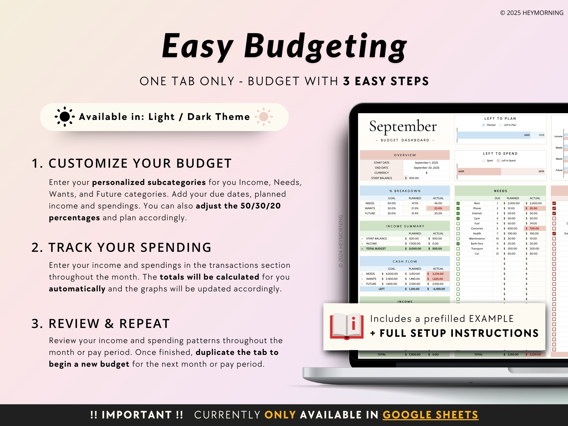 50/30/20 Budget