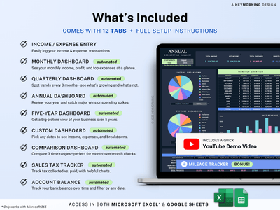 Small Business Bookkeeping Spreadsheet